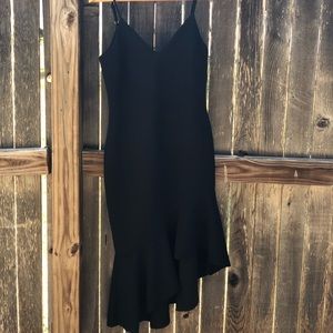Spaghetti Strap Black Dress
